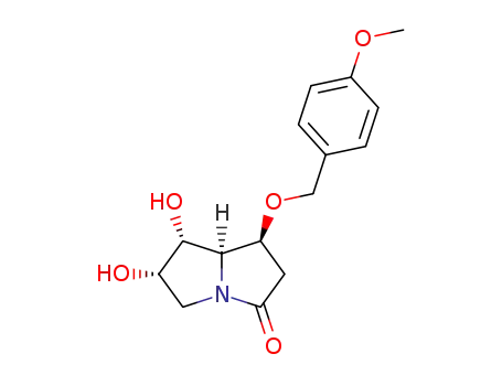 (1R,2S,7S,7aS)-1,2-Dihydroxy-7-(4-methoxybenzyloxy)hexahydro-1H-pyrrolizin-5-one
