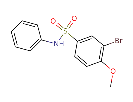 Benzenesulfonamide, 3-bromo-4-methoxy-N-phenyl-