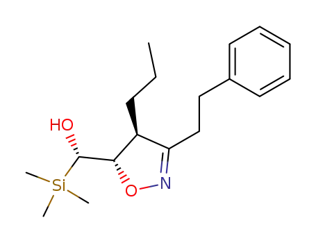 (4S,5S)-5-[(S)-hydroxy(trimethylsilyl)methyl]-3-(2-phenylethyl)-4-propyl-4,5-dihydroisoxazole