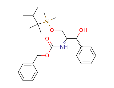 (1R,2R)-2-<(benzyloxycarbonyl)amino>-3-<(dimethyl)(1,1,2-trimethylpropyl)silyloxy>-1-phenylpropan-1-ol