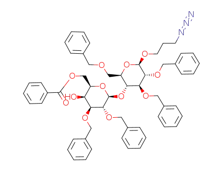 3-azidopropyl 6-O-benzoyl-2,3-di-O-benzyl-β-D-galactopyranosyl-(1->4)-2,3,6-tri-O-benzyl-β-D-glucopyranoside