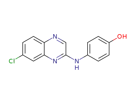 4-[(N-7-chloro-2-quinoxalinyl)amino]phenol