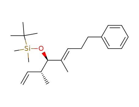 Molecular Structure of 192052-11-2 ((3R,4R,5E)-4-dimethyl-tert-butylsilyloxy-8-phenyl-3,5-dimethyl-1,5-octadiene)