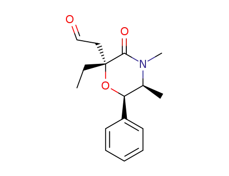 ((2R,5S,6R)-2-Ethyl-4,5-dimethyl-3-oxo-6-phenyl-morpholin-2-yl)-acetaldehyde