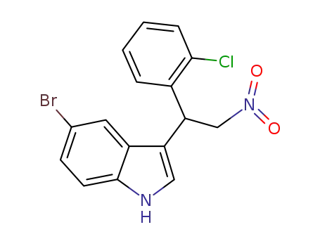 5-bromo-3-[1-(2-chlorophenyl)-2-nitroethyl]-1H-indole