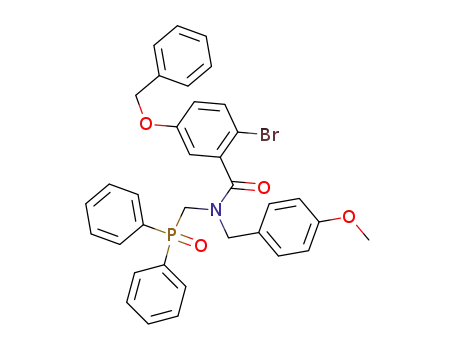2-Bromo-N-[(diphenylphosphinyl)methyl]-N-[(4-methoxyphenyl)methyl]-5-(phenylmethoxy)benzamide