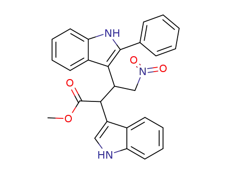 methyl 2-(3-1H-indolyl)-4-nitro-3-(2-phenylindol-3-yl)butanoate