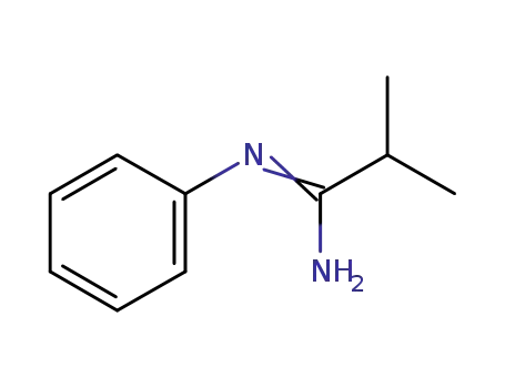 Molecular Structure of 25844-23-9 (N-phenylisobutyrimidamide)