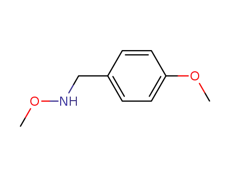 Benzenemethanamine, N,4-dimethoxy- (9CI)