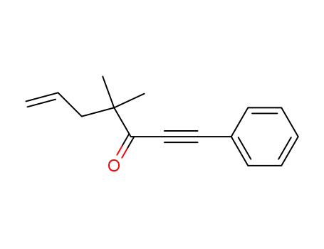 4,4-dimethyl-1-phenyl-6-hepten-1-yne-3-one