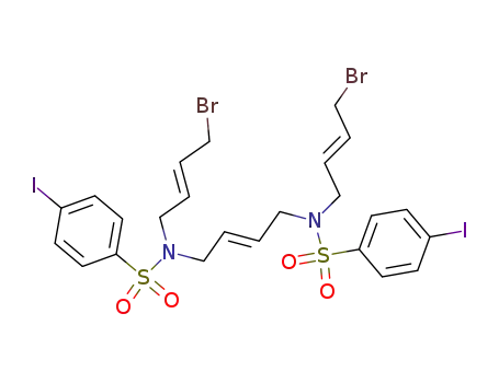 (E,E,E)-1,14-dibromo-N,N'-bis[(4-iodophenyl)sulfonyl]-5,10-diazatetradeca-2,7,12-triene