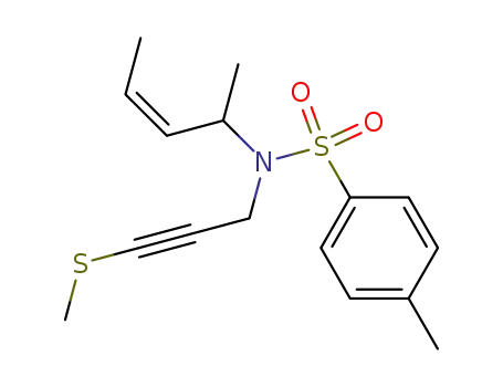 N-2-(cis-Pent-3-enyl)-N-(3-methylthioprop-2-ynyl)-4-methylbenzenesulfonamide