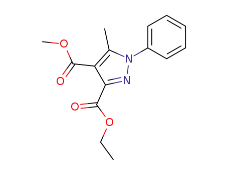 5-methyl-1-phenylpyrazole-3,4-dicarboxylic acid-3-ethyl-4-methyl ester