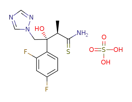 (2R,3R)-3-(2,4-difluorophenyl)-3-hydroxy-2-methyl-4-(1H-1,2,4-triazol-1-yl)butanethioamide hydrosulfate