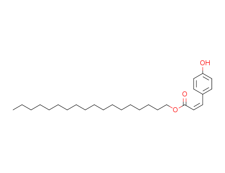 2-Propenoic acid, 3-(4-hydroxyphenyl)-, octadecyl ester, (2E)-