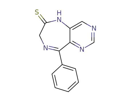 Molecular Structure of 225794-37-6 (1,3-dihydro-5-phenyl-2H-pyrimido<5,4-e><1,4>diazepin-2-thione)