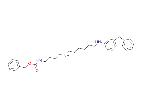 {4-[6-(9<i>H</i>-fluoren-2-ylamino)-hexylamino]-butyl}-carbamic acid benzyl ester