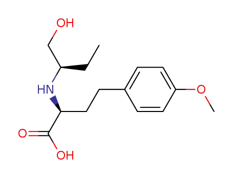 Molecular Structure of 346722-47-2 ((S)-2-((R)-1-Hydroxymethyl-propylamino)-4-(4-methoxy-phenyl)-butyric acid)