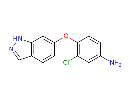 Benzenamine, 3-chloro-4-(1H-indazol-6-yloxy)-