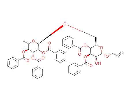 allyl 2,3,4-tri-O-benzoyl-α-L-rhamnopyranosyl-(1->6)-3,4-di-O-benzoyl-α-D-glucopyranoside