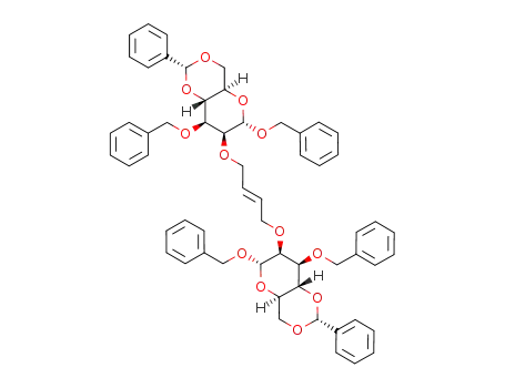 (E)-1,4-bis(benzyl-3-O-benzyl-4,6-O-benzylidene-2-O-α-D-mannopyranosyl)but-2-ene