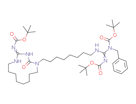2,6-[(di-tert-butoxycarbonyl)diimido]-3-benzyl-5-tert-butoxycarbonyl-1,3,5,7,16-pentaazacyclotetracosan-4-one