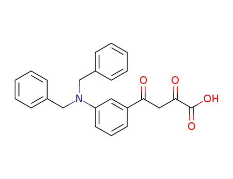 4-(3-(dibenzylamino)phenyl)-2,4-dioxobutanoic acid
