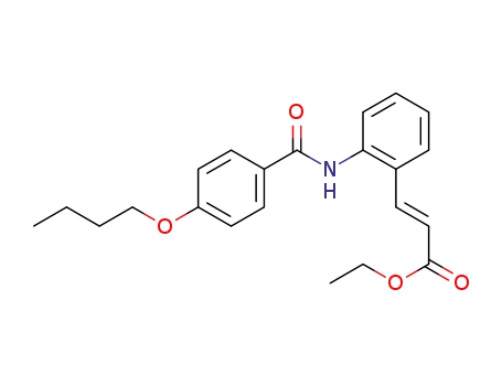 ethyl (E)-3-[2-(4-butoxybenzamido)phenyl]acrylate