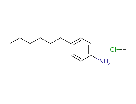 Molecular Structure of 239118-32-2 (P-HEXYLANILINE HYDROCHLORIDE)