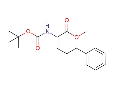 (E)-methyl 2-((tert-butoxycarbonyl)amino)-5-phenylpent-2-enoate