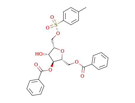 Molecular Structure of 82064-07-1 (D-Glucitol,2,5-anhydro-,4,6-dibenzoate  1-(4-methylbenzenesulfonate))