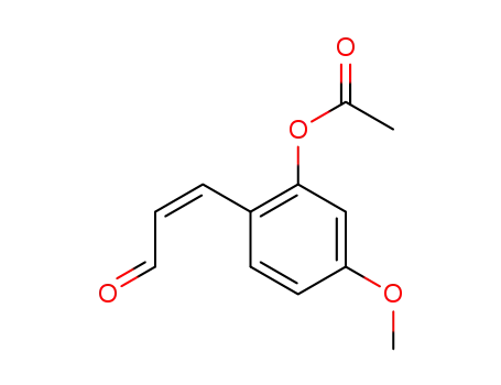 5-methoxy-2-[(Z)-3-oxo-1-propenyl]phenyl acetate