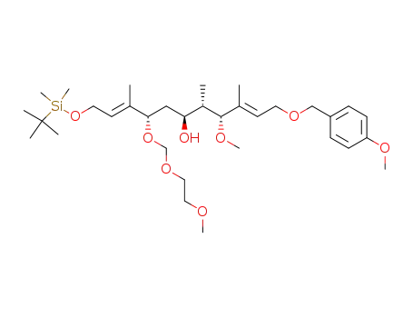 (2E,9E,5S,6S,8S,4R)-4-methoxy-8-[(2-methoxyethoxy)methoxy]-1-[(4-methoxyphenyl)methoxy]-3,5,9-trimethyl-11-(1,1,2,2-tetramethyl-1-silapropoxy)undeca-2,9-dien-6-ol