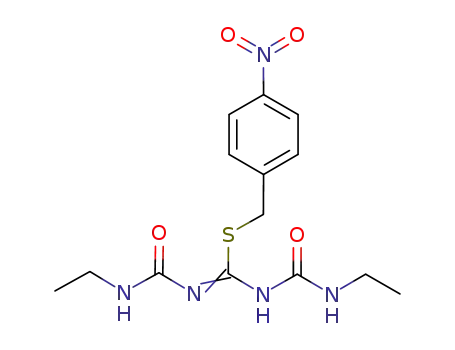 Molecular Structure of 1151798-76-3 (N,N-diethylureamido-2-(4-nitrobenzyl)-2-thiopseudourea)