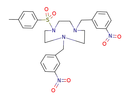 1,4-bis-(3-nitro-benzyl)-7-(toluene-4-sulfonyl)-[1,4,7]triazonane