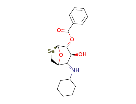 2-O-benzoyl-4-cyclohexylamino-1,6-episeleno-1,4,6-trideoxy-β-D-glucopyranose