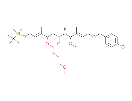 (2E,9E,8S,4R,5R)-4-methoxy-8-[(2-methoxyethoxy)methoxy]-1-[(4-methoxyphenyl)methoxy]-3,5,9-trimethyl-11-(1,1,2,2-tetramethyl-1-silapropoxy)undeca-2,9-dien-6-one