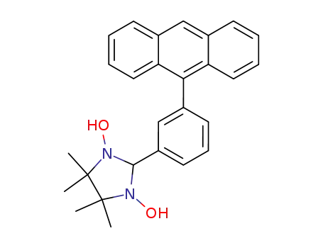 9-[3-(4,4,5,5-tetramethyl-1,3-dihydroxyimidazolidin-2-yl)phenyl]anthracene