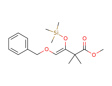 methyl 4-(benzyloxy)-2,2-dimethyl-3-(trimethylsiloxy)-3-butenoate