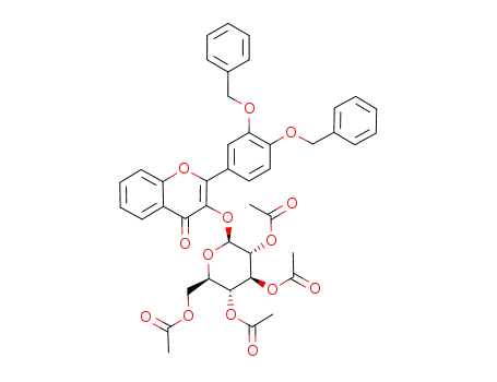 3',4'-dibenzyloxy-3-tetraacetylglucosylflavone