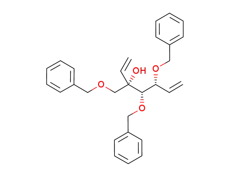 (3S,4S,5R)-4,5-Bis-benzyloxy-3-benzyloxymethyl-hepta-1,6-dien-3-ol