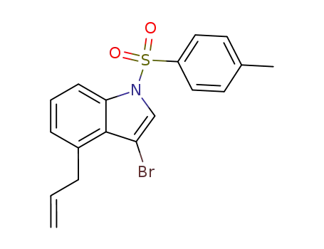 4-allyl-3-bromo-1-(toluene-4-sulfonyl)-1<i>H</i>-indole