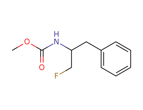 Molecular Structure of 245107-67-9 (METHYL 3-FLUORO-1-PHENYLPROPAN-2-YLCARBAMATE)