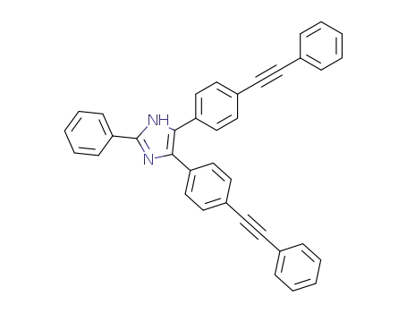 2-Phenyl-4,5-bis-(4-phenylethynyl-phenyl)-1H-imidazole