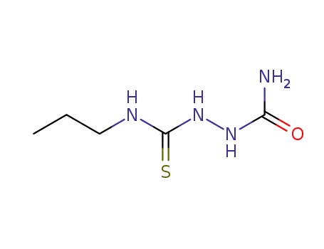 Molecular Structure of 7147-57-1 (2-(propylcarbamothioyl)hydrazinecarboxamide)