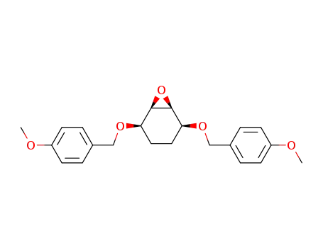 Molecular Structure of 350708-56-4 ((1R,2R,5S,6S)-2,5-Bis-(4-methoxy-benzyloxy)-7-oxa-bicyclo[4.1.0]heptane)