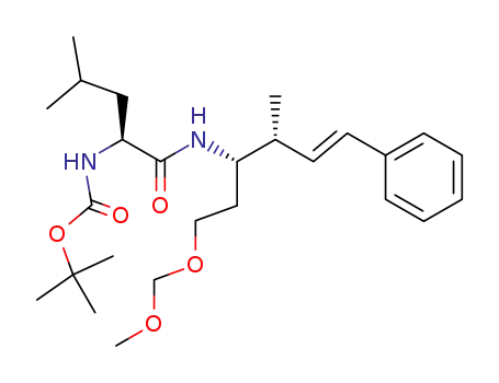 {(S)-1-[(E)-(1S,2R)-1-(2-Methoxymethoxy-ethyl)-2-methyl-4-phenyl-but-3-enylcarbamoyl]-3-methyl-butyl}-carbamic acid tert-butyl ester