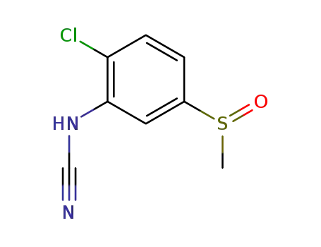 2-chloro-5-methanesulfinyl-phenyl-cyanamide