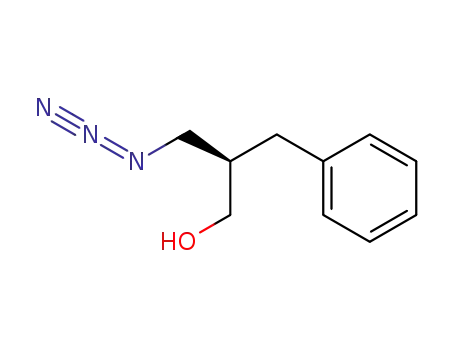 Molecular Structure of 173216-45-0 ((2R)-3-azido-2-benzylpropan-1-ol)