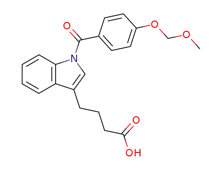 4-<1-<4-(methoxymethoxy)benzoyl>-1H-indol-3-yl>butyric acid